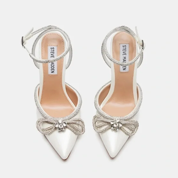 Steve Madden Viable Heel - Off White - Picture 4 of 16